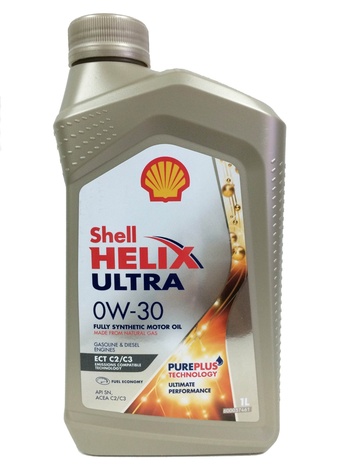 Синтетическое моторное масло SHELL Helix Ultra ECT C2/C3 0W-30, 1 л