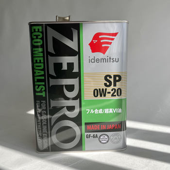 Масло моторное IDEMITSU Zepro Eco Medalist SP GF6-A 0W20 4л.