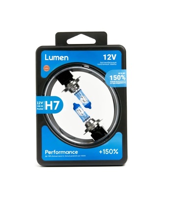 Лампа Lumen H7 12V-55W +150% к-т