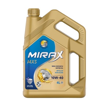 Масло моторное Mirax MX5 10W40 A3/B4 SL/CF 4л. п/синт.