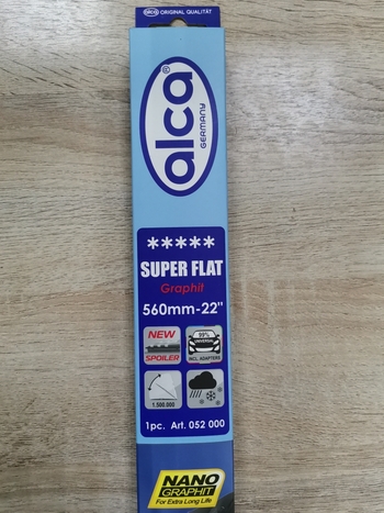 Щетка стеклоочистителя бескаркасная ALCA Super Flat Graphit 22 560 мм, 1 шт.