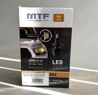 Комплект светодиодных ламп H4/19 MTF All Seasons Led, 30W 2500lm 3000k кулер