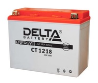 Аккумулятор мото 20А Delta CT1218 (YTX20-BS, YTX20H, YB16-B-CX, YB16-B, YB18-A, YB18-AYTX20-BS) Аккумулятор мото 20А Delta CT1218 (YTX20-BS, YTX20H, YB16-B-CX, YB16-B, YB18-A, YB18-AYTX20-BS)